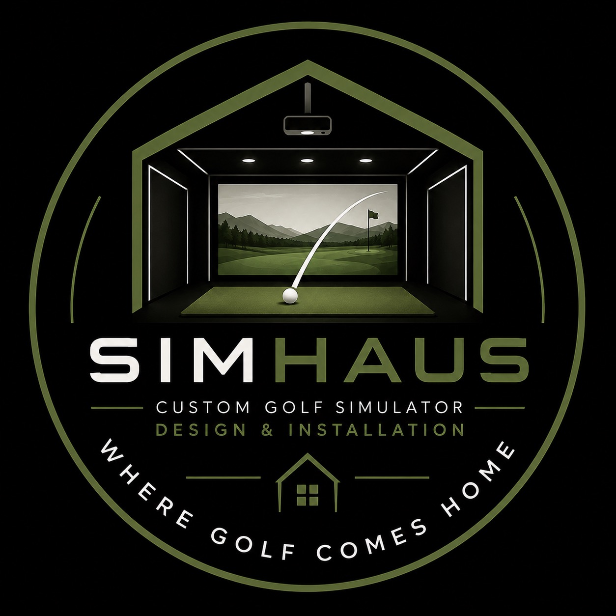 SIMHAUS Custom Golf Simulator Design & Installation